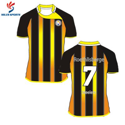 China New designer team sports club rugby uniform quick dry sublimated printing shirts High quality custom antibacterial rugby tank tops for sale