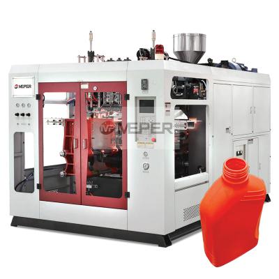 China Multilayer Bottle MEPER Coex Extrusion Blow Molding Make Machine For 500ml Square Bottles for sale