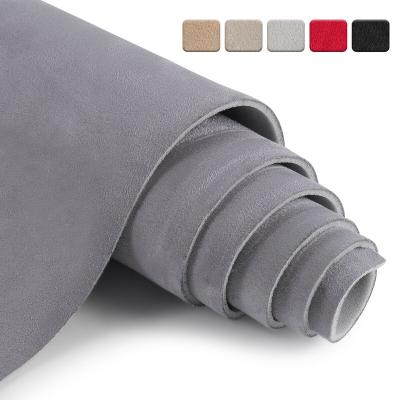 China Waterproof suede fabric primary foam backed automotive for car upholstery ceiling headliner and door panel ab column for sale