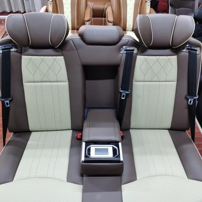 China Aircraft Seat Luxury Van Seat Upgraded Luxury Passenger Coach Seats for MVP CAR VIP CAR VAN by microfiber leather seat single seat or back row for sale