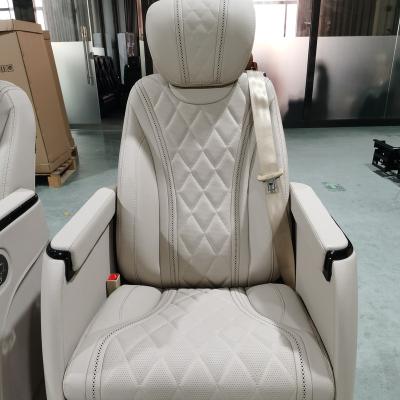 China Aircraft Seat Van Seat Luxury Microfiber Leather Refitting Car Folding Hidden Bar Seat Business Van Seat For JEEP Wrangler for sale