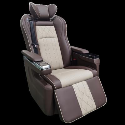 China Aircraft seat Van Seat luxury factory sales 2021 for Mercedes-Benz MVP modified massage aviation seat leather microfiber 360 swirl for sale