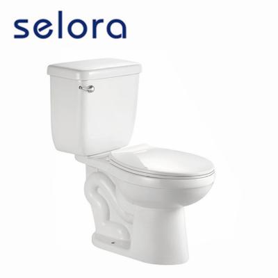 China Double-Flow Professional Two Piece Sanitary Ware Cheap Toilet With CE Certificate for sale