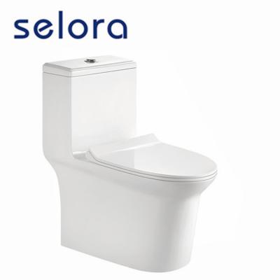 China Double-Flow Sanitary White China Ware Bathroom Colored Toilet for sale