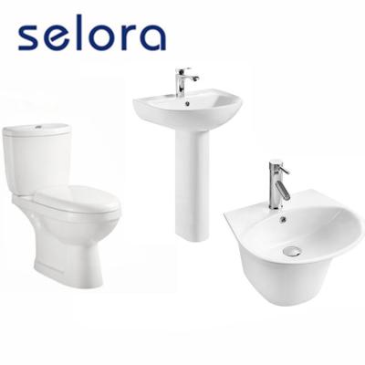 China Colorful Double-flow Chaozhou Sanitary Ware Toilet Bathroom Suites for sale