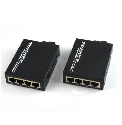 China FTTH FTTB FTTX Network NetLINK Media Converter HTB-1100S-A/B Media Transceiver 25km SC 10/100M Single Mode Fiber Optic Fiber for sale