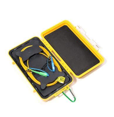 China FTTH Fiber Optic OTDR Pitch Lead Box With LC/SC/ST/FC Connectors Mini Type Dummy Fiber for sale