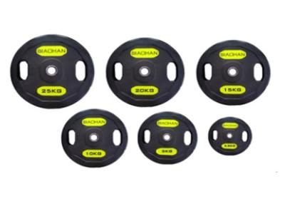 중국 PU / Steel Barbell Weight Plates 1.25 - 25 kgs Gym Accessories For Fitness Clubs 판매용