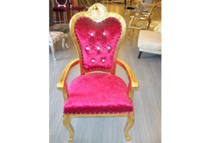 China Upholstery Fancy Restaurant Dining Chairs Pink Solid Wooden Frame for sale