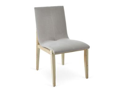 China Custom Modern Restaurant Solid Wood Dining Chairs , Simple Design for sale