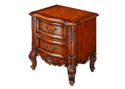 China Neo Classical Style Solid Wood Nightstand Customized Hotel Cabinets for sale