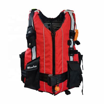 China Comfortable Whitewater PFD Rescue and Watersports NBR/PVC Life Jacket for sale