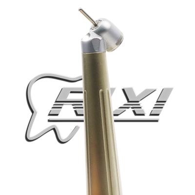 China Durable titanium alloy 45 degree high speed dental handpiece LED handpiece air turbine handpiece for sale