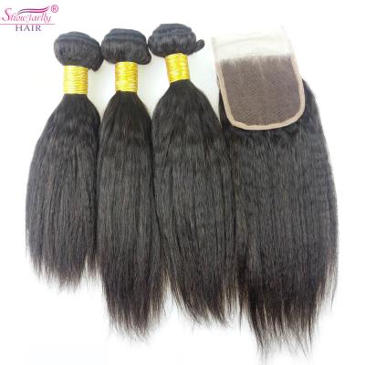 China Free Shipping Cheap Bohemian Remy Human Hair Extension, 100% Virgin Brazilian Straight Curly Human Hair Weave 4x4 Lace Frontal Closure for sale