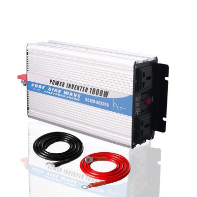 China Pure Aluminum Alloy 1kw 12/24/48V to110/220/230/240v 1000W Sine Wave Inverter Power 1000w Inverter for sale