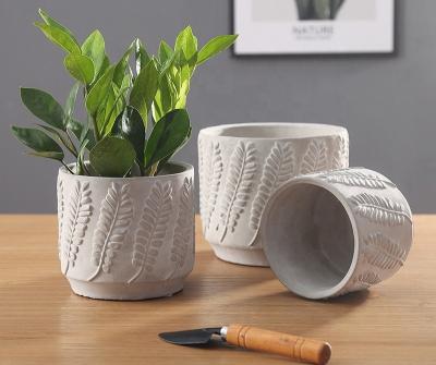 China Modern Home Garden Decoration Planter Pots Succulent Pot Concrete for sale