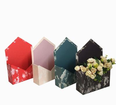 China Recyclable Mother's Day Cement Pattern Hand Participation Envelope and Hand Flower Gift Boxes for sale