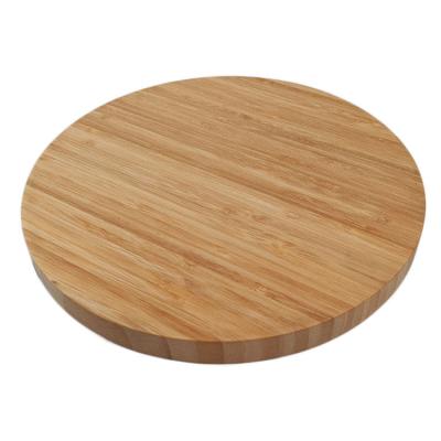 China JSY Sustainable Round Shape Custom Bamboo Chopping Board Tablas De Madera By Butcher Stall schneidebrett chopping wood bambus for sale