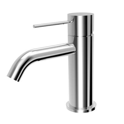 China Modern Thermostatic Faucets Chrome Basin Faucet Bathroom Sink Water Tap YSW 1 Hole Deck Mounted Single Handle Brass Mixer Tap for sale