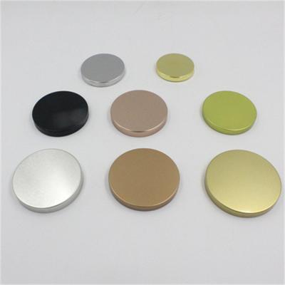 China 84Mm Pilfer Proof Amazon Hot Selling All Sizes Colors Rose Gold Candle Metal Lids Plated Luxury For Jar for sale