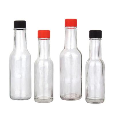 China Round 150ml Cooking Oil Dazed 5oz Glass Bottle With Cap Hot Sauce Bottle With Cheap Price for sale