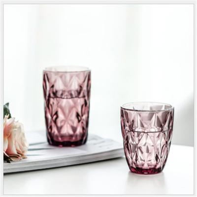 China Wholesale High Quality Color Toothbrush Water Cup Mouthwash Cup Glass Wash Stocked Glass Cup for sale