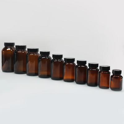 China Pharmaceutical Sale Recommend Amber Brown Medicine Pharmaceutical Glass Packing Bottle 30ml 50ml for sale