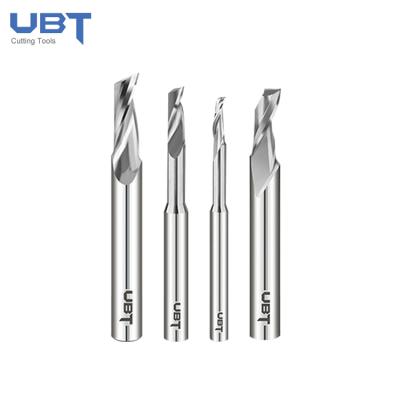 China For CNC Single End Flute Cutting Aluminum Solid Carbide Mills For Aluminum Sheet for sale