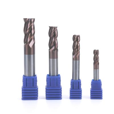 China Solid Tungsten Milling Mills Carbide Square End Mill Roughing Mill Carbide Machining Factory for sale