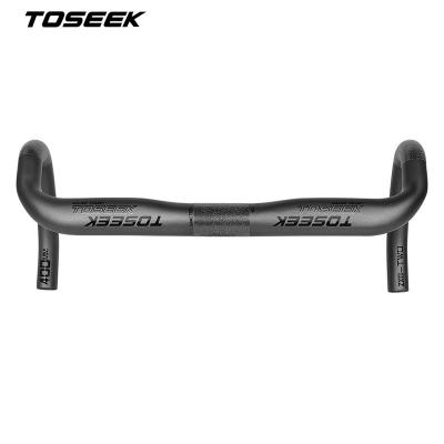 China Road Bikes TOSEEK ZXB-TWO Carbon Bicycle Handlebar Carbon Fiber Road Bike Handlebar For Bicycle for sale