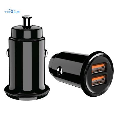 China UniversalÂ   Tooya 30W High Power PPS Palladium QC Car Mini Car Cart Multi-port Charger Fast Charging Adapter Plastic Cigarette Lighter for sale