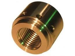 China ASTM / AISI / BS CNC Machined Parts , Copper / Brass End Cap Small CNC Lathe Machining for sale