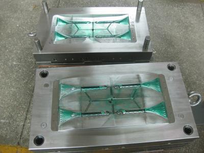 China Hot Runner Double Injection Mold, Custom Injection Molds with HDPE / PVC / PMMA for sale