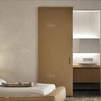 China Australia Standard Sliding Door Fire Protection Oak Wood Bathroom Modern Frameless Interior Door Frameless Sliding Door for sale