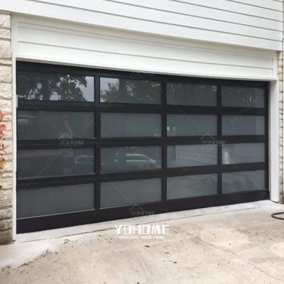 China Yohome Wholesale Custom Glass Garage Doors 9x7 Fire Protection 9x7 Garage Door 16 x Remote Control Garage Door 7 for sale