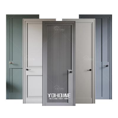 China Waterproof Italian Popular Wooded Internal Melamine Doors Hot Sale Internal MDF Insulated Interior Door for sale