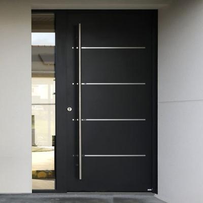 China Modern Front Fire Protection Brazil Main Entry Stainless Steel Front Door Security Exterior Entry Door OEM for sale