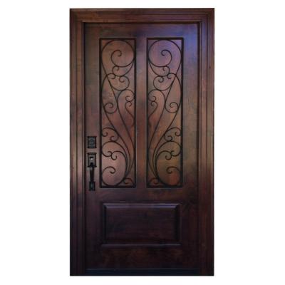 China Modern Yohome Customized Modern Front Door Cast Iron Front Door Iron Front Door Customized Front Door Design for sale