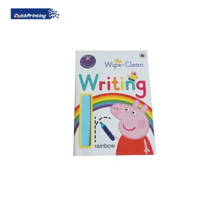 China paper & Cardboard coloring kids writing book printing service with cartoon characters for sale