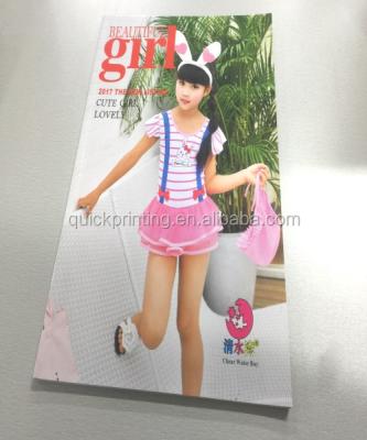 China paper & Cardboard lovely child's clothing catalog /brouchure /book printing for sale