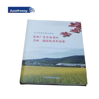 China paper & Excellent Hardcover Book Printing Service Cardboard Collection of Calligraphy, Painting and Photography for sale