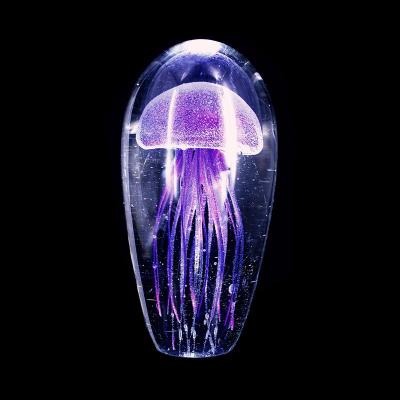 China China Murano Glass Jellyfish Paperweight for Home Decor for sale