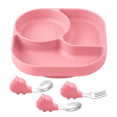 China Over 6 Months High Quality Baby Food Bowl Set Silicon Baby Bowl for sale