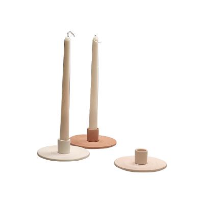 China Home Luxury Decoration Light Candlestick Holder Ceramic Candle Holders For Decor for sale