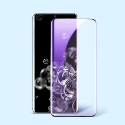 China Anti Blue Light 3D Curved Anti Blue Light High Quality Tempered Glass Screen Protector For Samsung S10 S9 for sale