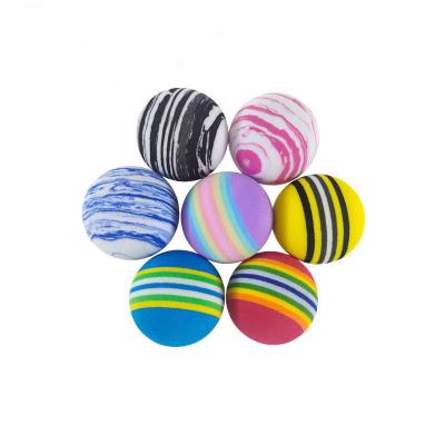 China Eco-friendly EVA Foam Rainbow Ball Eva Foam Antenna Ball For Children's Playground Toy for sale