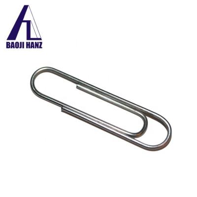 China High temperature return to shape nitinol paperclip for sale