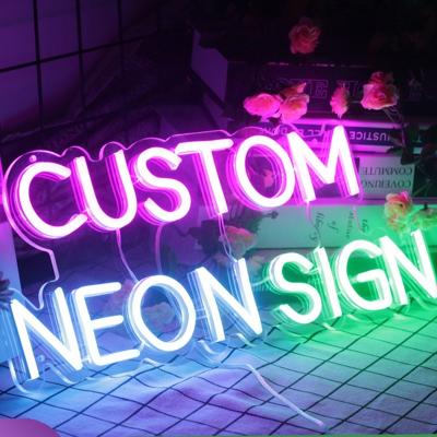 China Modern Customized Signage LED Welcome 360 ​​Degree Neon Light Alphabet Sign Neon Sign For Shop Open for sale