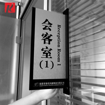 China Buildings Service Signage KeXian Low MOQ Custom Acrylic Office Door Sign Company for sale