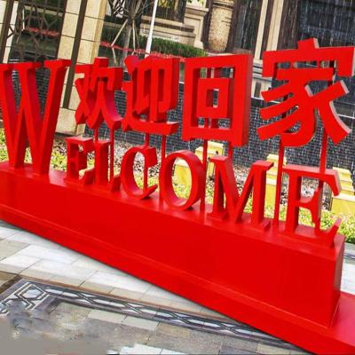 China Customized Wholesale Modern Kexian Sign Goods Way Finding Creative Signage Letter Led Logo Signs Lamp Pylon Sign for sale